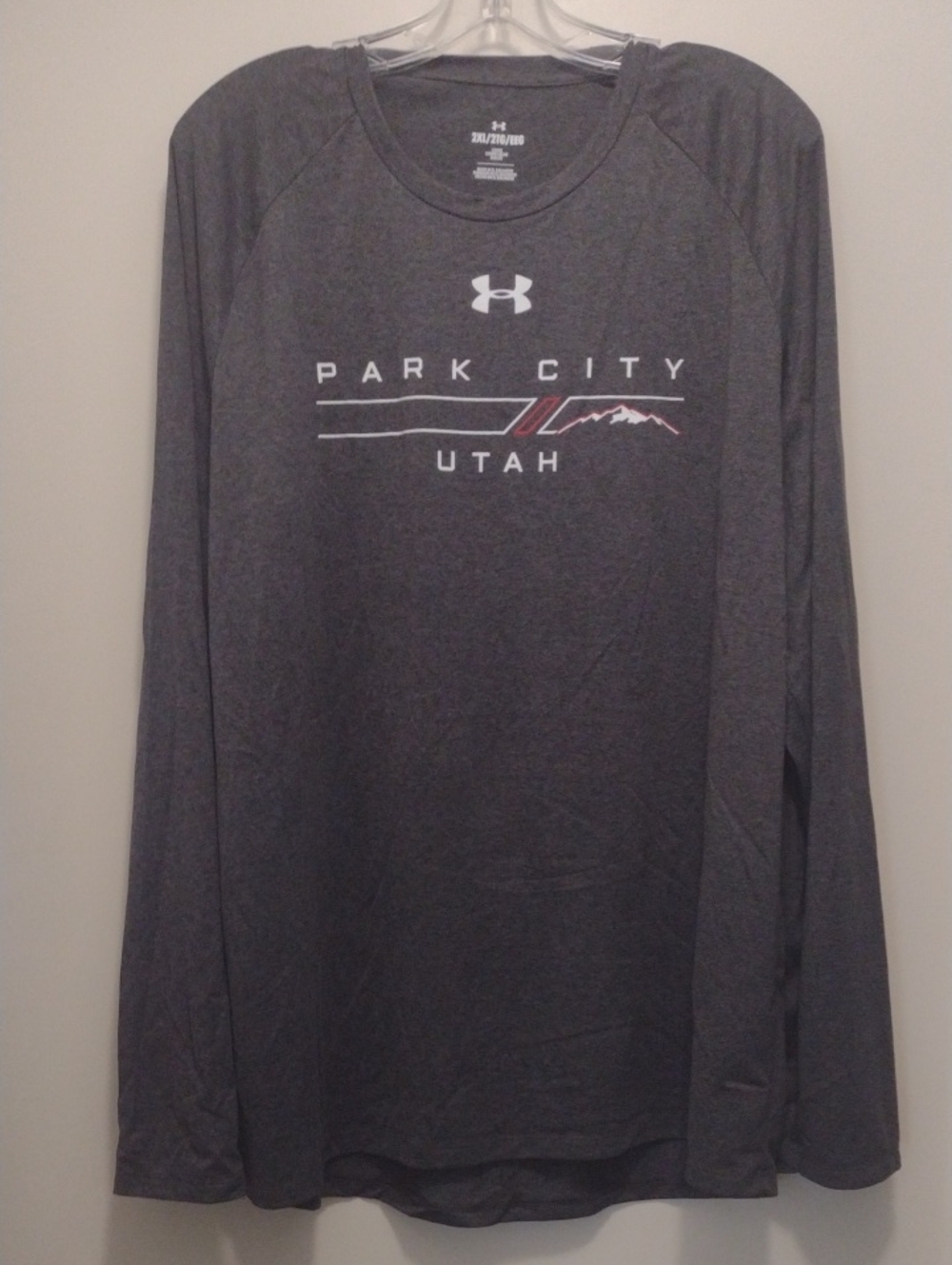 Under Armour Park City Utah Gray Long Sleeve Shirt (J1093)